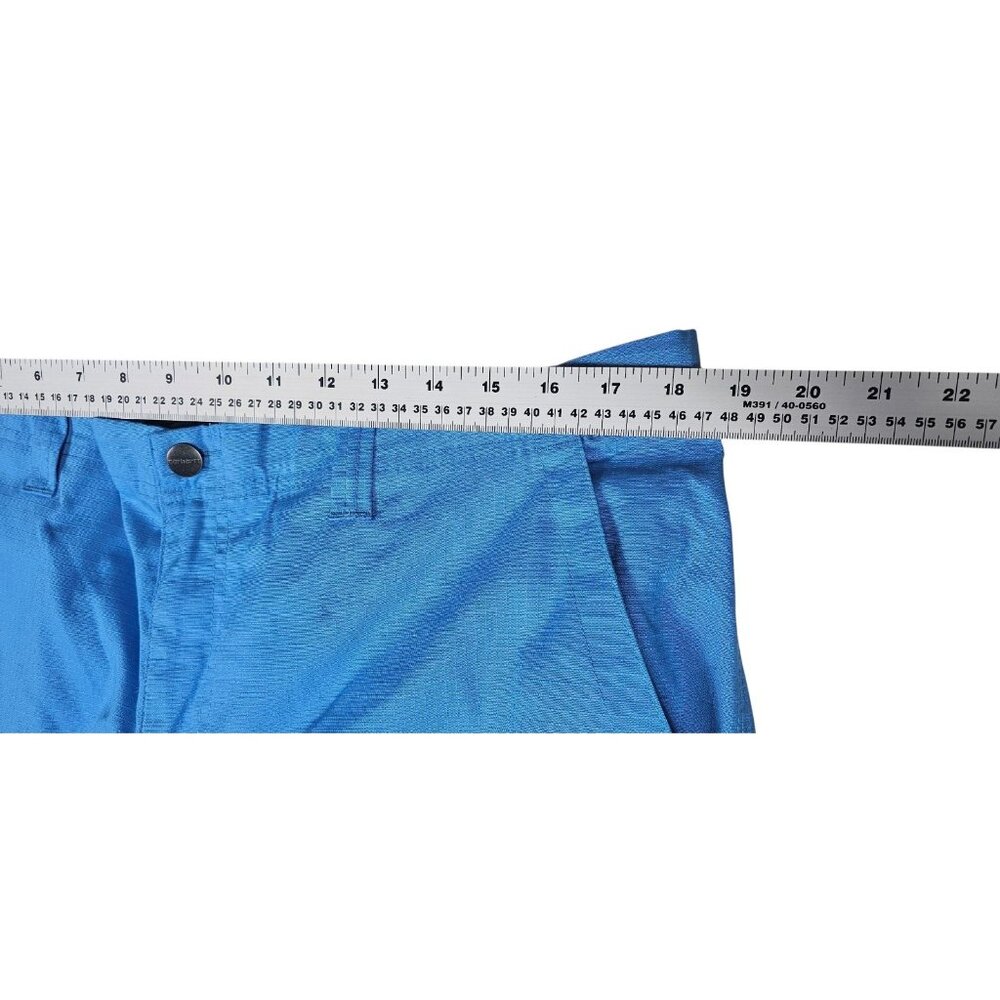 Carhartt Men's Straight Leg Utility Style Cargo Pants Blue XL Drawstring Waist - Picture 4 of 11